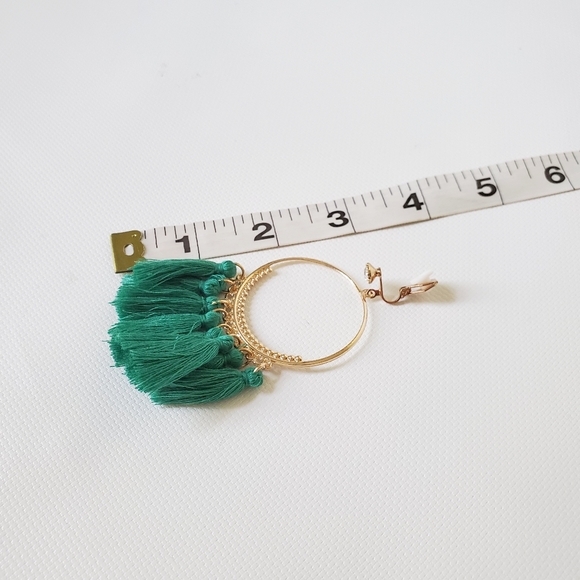 Clip On Tassel Lightweight Earrings - Picture 6 of 6